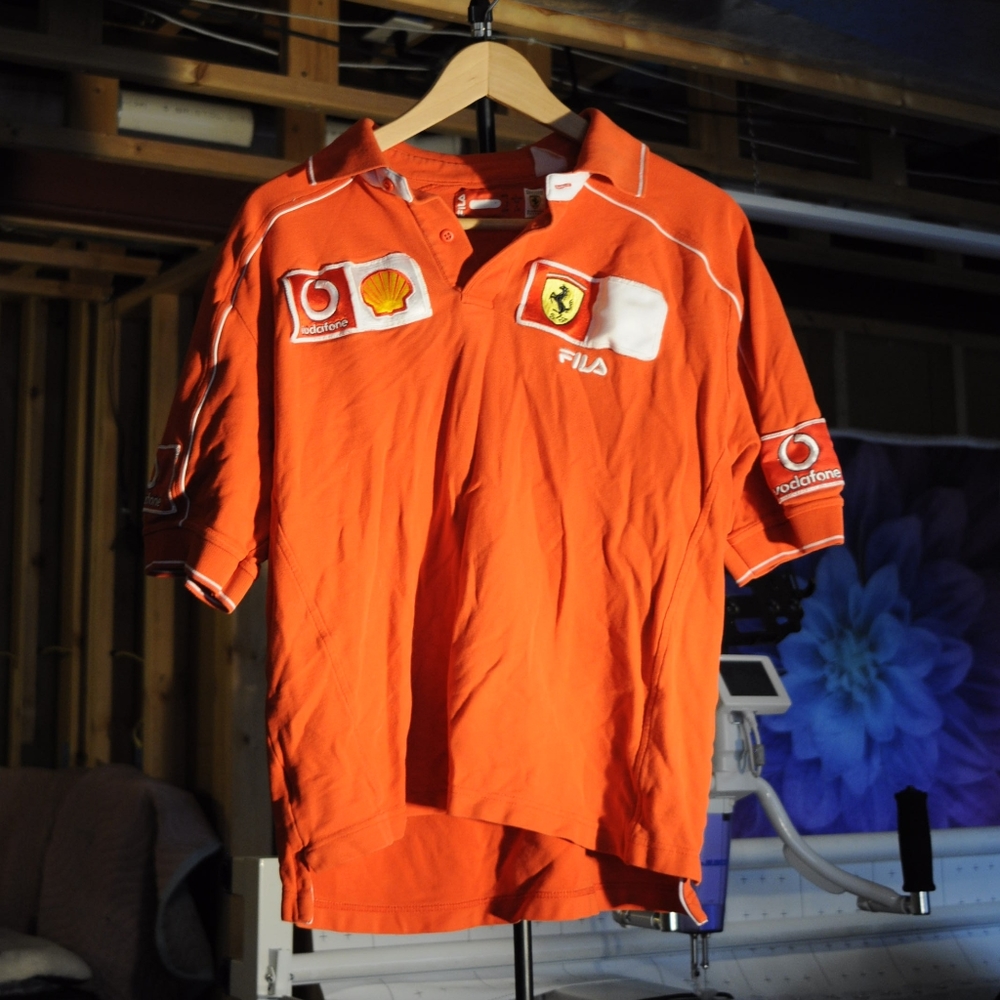 Vintage 2002 Fila Ferrari F1 Team Polo